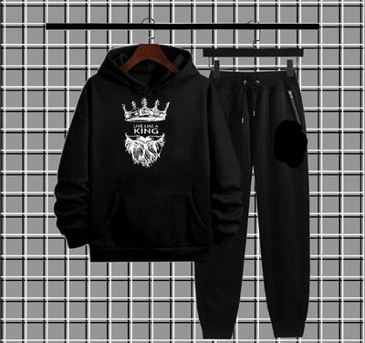 Fleece Printed Hoodie