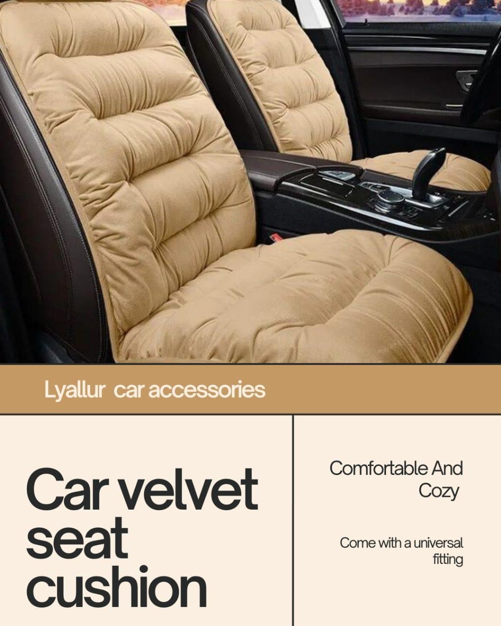 Velvet Seat Cushion