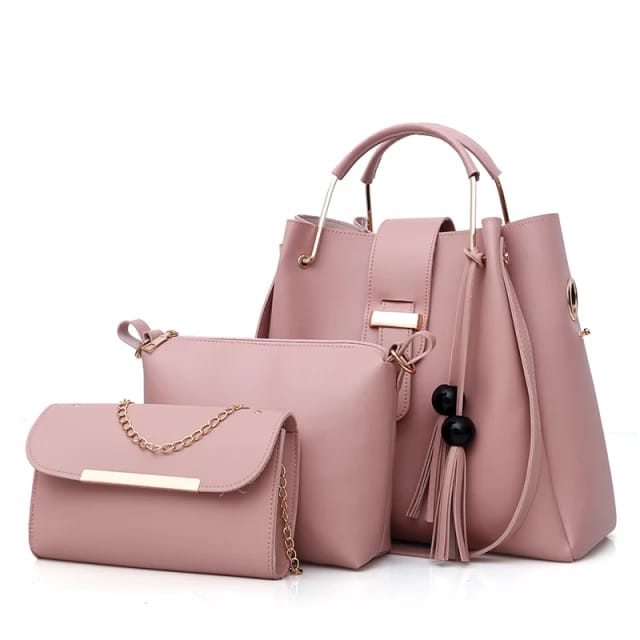 Luxury Brand 3 Pcs/set Women's Cross Body & Shoulder Bag - Large Capacity Women Bag Ladies Leather Tote Fashion Shoulder Bags for Women 2021 Wallet
