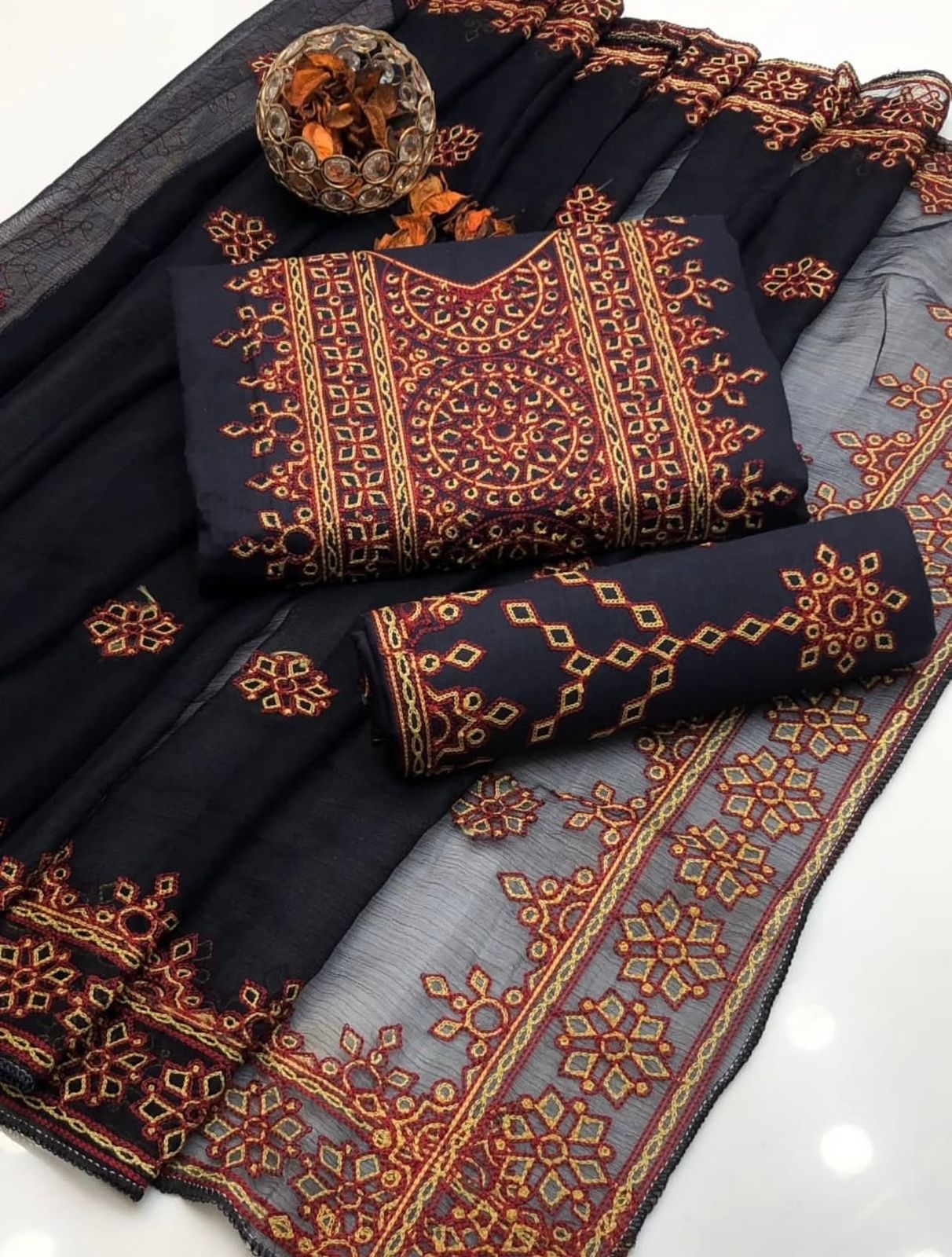 New cotton hit traditional embroided collection