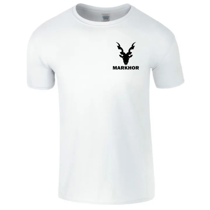 MARKHOR LOGO T Shirt for Men & boy New Summer collection in stylish printed round neck half sleeves