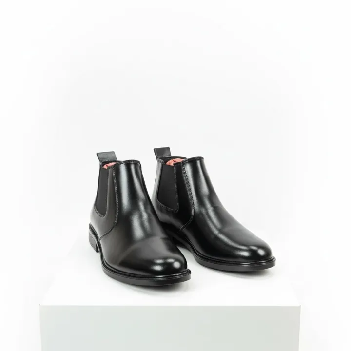 Chelsea Boots for Men Leather – XENO Handmade Finish, Black & Brown Colors