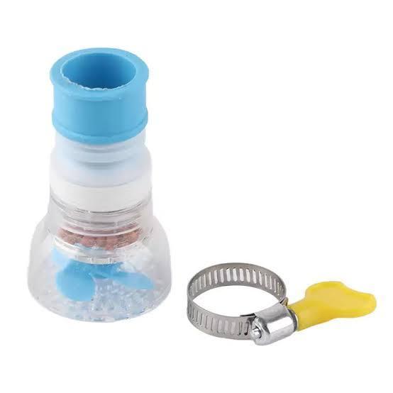 Fan Faucet One Way Valve Adapter with Clamp - Backflow Preventer Non-Return Check Valve